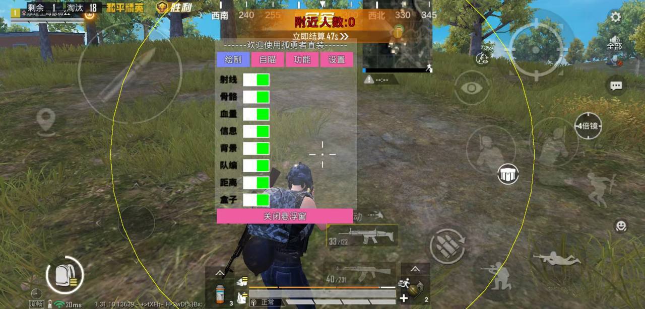 和平精英直装【狮子王】辅助透视自瞄